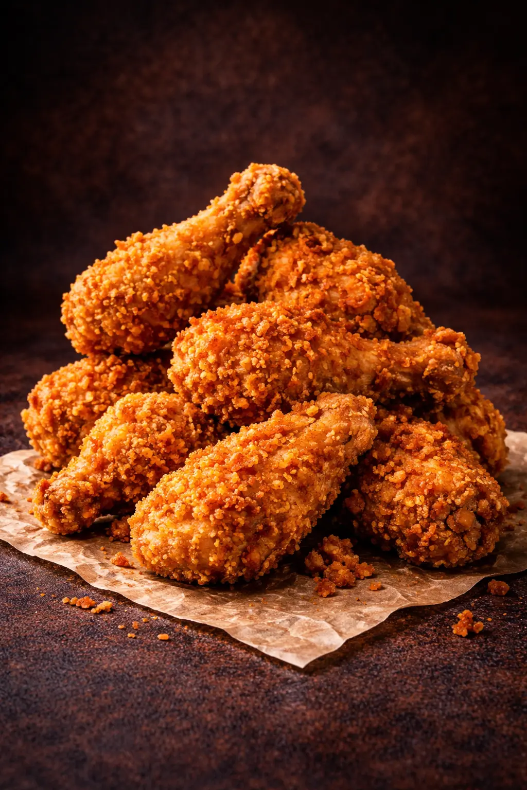 Vertical fried chicken gallery image